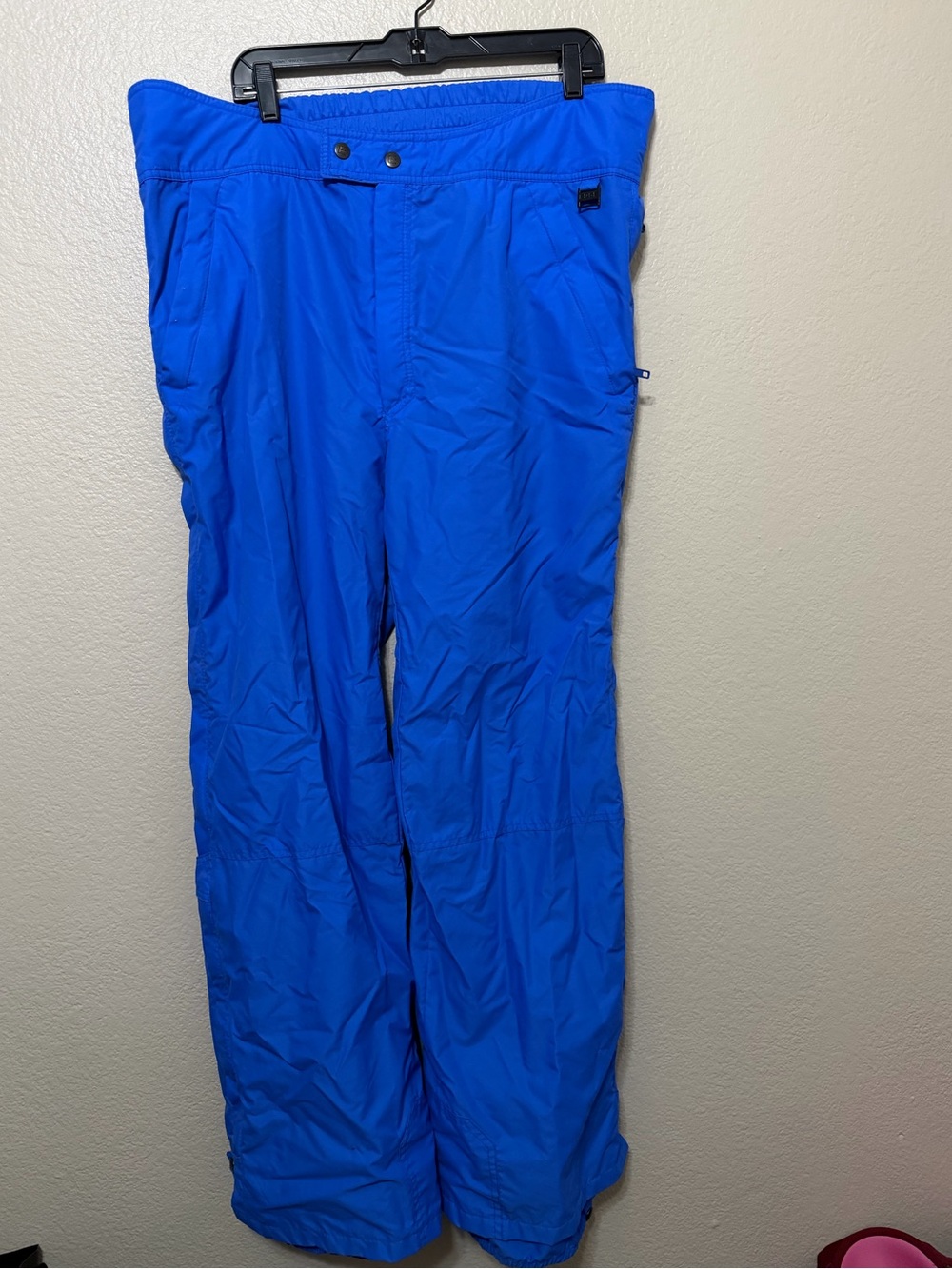 Vintage Inside Edge Men's Blue Insulated Snow/Ski  Pants XXL Zip Pocket